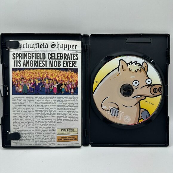 The Simpsons Movie 2007 DVD Full Screen PG 13 Homer Marge Bart Lisa Comedy Matt - Picture 4 of 4